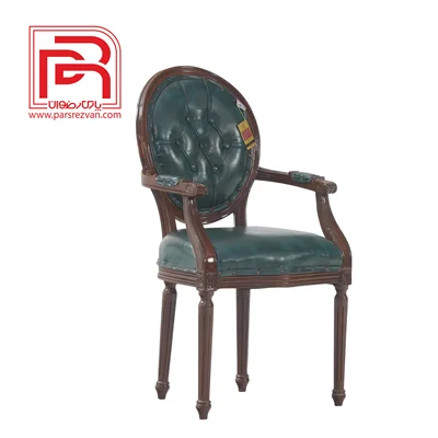 صندلی کنفرانسی و میزبان خراطی قاب گرد دسته دار