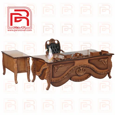 میز مدیریت سلطنتی مدل عینکی
