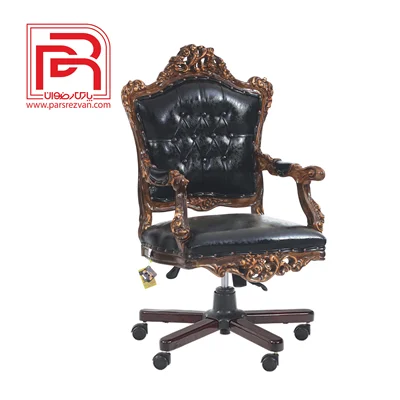 صندلی مدیریت سلطنتی فرانسوی گل دار