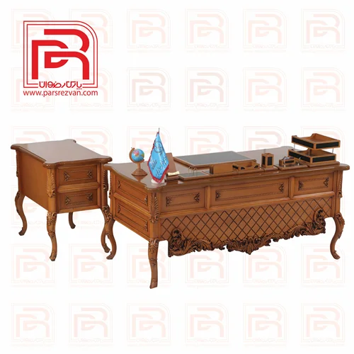 میز مدیریت سلطنتی مدل پنج کشو
